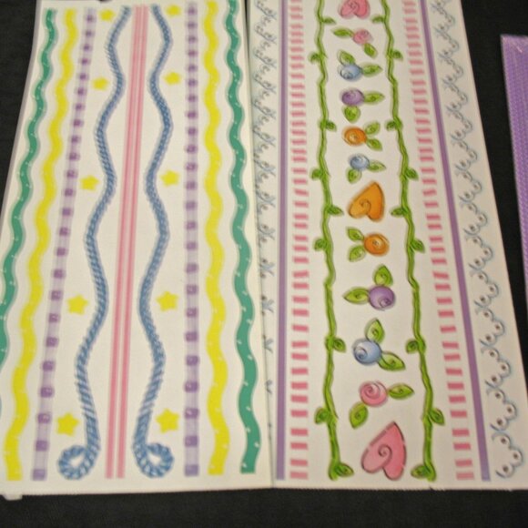 Lot of Stickers, Abc stickers, Gr Lengths-Flower Bud, Printworks, Pretty Paper - Picture 5 of 7